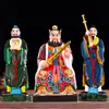 Montaña Dragón y Tigre Estatua de Zhang Tianshi Persona Verdadera Zhengyi Adornos para el Hogar Zhang Daoling Estatua de Buda de Resina Tao Tong Wang Chang Zhao Sheng
