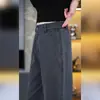 Pantalones Casuales Nuevos de Otoño con Múltiples Bolsillos para Hombre, Sueltos, Versátiles, Caídos, Resistentes a las Arrugas, Pierna Recta para Hombre