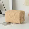 Bolsa de almacenamiento de cosméticos de color sólido para mujer, bolsa de cosméticos de gran capacidad, bolsa de almacenamiento para dormitorio de estudiantes, bolsa de almacenamiento para lavado de lápiz labial