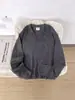 Suéter de Tricô Pulôver com Gola V, Estilo Leve Maduro, Gola Reversível, Peso Pesado, Polo Masculino Vintage de Manga Longa, Casual Americano, Roupa de Outono