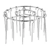 Rack de brochetas extraíble de acero inoxidable, nuevo rack para barbacoa, especial para freidora de aire, parrilla redonda colgante, venta al por mayor de fábrica