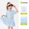 Saias Infantis Familia Dudu Vestidos de Outono para Meninas Saias de Princesa Estilosas para Bebês Roupas Doces para Meninas Roupas Infantis Modernas