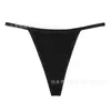 Tanga exclusiva personalizada para mulheres, com design de fio único, biquíni sexy e atraente para usar na praia