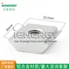 Suporte fotovoltaico grampo lateral preto prensa módulo solar liga de alumínio bloco grampo lateral painel conjunto completo grampo lateral preto