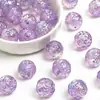 Papel de Caramelo Ding Yi Rosa Cuentas Redondas con Diamantes, Lunas Frías Chapadas en Metal Cuentas de Agujero Recto, Cadena para Teléfono DIY, Pulsera, Accesorios de Joyería