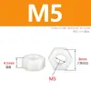 Tuercas de Plástico, Tuercas Hexagonales de Nylon, Tapas Protectoras, Cubiertas de Nylon, Tuercas de Brida de Nylon, Colección de Tapas para Tornillos