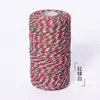 En stock venta al por mayor hilo de algodón 2 mm borla hecha a mano colgador de plantas material tejido hilo de ganchillo decorativo navideño