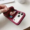 Porta-moedas Dopamine de silicone com padrão de ondas e compatibilidade magnética MagSafe, capa de celular de silicone líquido para iPhone 18 Pro
