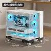 Soporte para Torre de Computadora Rueda Universal Movible Oficina Hogar Chasis Base Grande Ajustable Bandeja Ensanchada