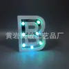 Suministro Decoración del Hogar Manualidad Regalo Lámpara de Letra LED de Madera Colorida Adorno Luz Nocturna