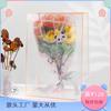 Bolsa de mano Borde de patrón Ramo Bolsa de embalaje Festival de mediados de otoño Impermeable Caja de flores para llevar a mano Bolsa de mano para flores DIY