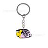 Chaveiro Peixe-palhaço Desenho Animado Pvc Borracha Macia Chaveiro 3D Criativo Pequeno Presente Lembrança Chaveiro de Carro