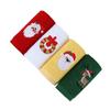 Conjunto de toalhas de Natal algodão bordado personalizado toalha de mão infantil presentes de feriado comércio exterior caixa de presente de toalha de Natal