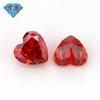 Huagang Gem 9A - Joyería de diamantes de alto carbono con corte de flor de hielo Padma en forma de corazón, piedra principal desnuda de circón DIY