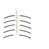 Cabides de Roupas Conectáveis de Múltiplas Camadas, Cabide de Roupas Antiderrapante Economizador de Espaço, Cabide Curvo Anti-Riscos para Ombros