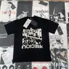 25Fw Erd Melancólico Rico Segunda Generación Nicho Marca de Moda Verano Americano Algodón Puro Holgado Camiseta de Manga Corta para Hombre Pareja