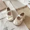 Zapatos de Lolita de encaje para niñas estilo coreano 2026 primavera y otoño nuevos zapatos de princesa de suela blanda estilo universitario