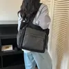 Bolsa de Tote de Nylon Grande Versátil Casual Japonesa para Estudiantes Universitarios Bolso de Hombro Único para Clase Viaje de Negocios Viaje Transfronterizo Bolsa Grande