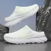 Chinelos leves de meia entrada para casal cross-border, sapatos casuais respiráveis de malha masculinos, sapatos versáteis de sola grossa femininos