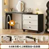Penteadeira e Cômoda Estilo Francês Vintage para Apartamentos Pequenos, Mesa de Canto de Cama com Armário Integrado, Novo Modelo 2025