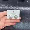 Brincos Fofos de Gato e Cachorro para Outono e Inverno para Mulheres Agulha de Prata S925 Moda Versátil Galvanoplastia Ecológica Acessórios Atacado Yiwu