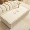 Mantel de Mesa de Cuero de Silicona 2025, Mantel de Mesa Lujoso y de Gama Alta, Impermeable, Resistente al Aceite, Fácil de Limpiar, Resistente al Calor, Resistente a Altas Temperaturas para Mesa de Café