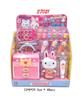 Serie Conejo Rosa de una palabra Refrigerador de Princesa Traje Lavadora de Cocina Caja Registradora Sonajero Juguetes de Juego para Niña