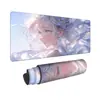 Mouse Pad Extra Grande Office E-Sports Tapete de Jogo Animação Bidimensional Alta Definição Teclado Computador Tapete Antiderrapante para Desktop