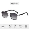 Nuevas Gafas de Sol Polarizadas de Alta Definición de Metal 9607 Gafas de Sol de Lujo Ligero para Negocios Gafas de Sol Casuales de Gama Alta para Hombre