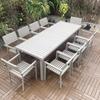 Mesa y Sillas de Comedor para Balcón Exterior Nórdico, Patio de Villa, Solárium, Jardín de Hotel, Muebles de Ocio al Aire Libre, Silla de Ratán de Cuerda