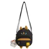 Nova Bolsa Infantil Desenho Animado Fofa Porta-Moedas para Meninos e Meninas Bolsa de Ombro para Lazer ao Ar Livre Bolsa Transversal de Boneca Gato Tendência