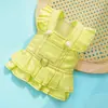 Saia Jeans para Pet, Roupa para Cachorro, Saia com Arnês para Coleira, Vestido para Gato, Corgi Ursinho, Venda Direta da Fábrica
