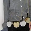 2026 Disco Redondo Acrílico Completamente con Diamantes Bolso Pequeño Cruzado Bolsa de Montaña Debajo de Pino Bolsa Kasle para Mujer