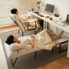 Cadeira de Escritório Reclinável Dobrável para Almoço Cama de Solteiro Sofá-Cama Preguiçoso Multifuncional Doméstico Cadeira de Dois Usos Integrada Cama Dobrável