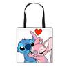 Nueva Bolsa de Compras de Puntada Transfronteriza para Estudiantes, Bolsa de Almacenamiento Linda y Duradera, Bolsa de Poliéster de Gran Capacidad de Gama Alta al por Mayor