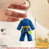 Chaveiro de Carro Acrílico Temático, Novo Modelo Roupa de Taekwondo Acessórios Transfronteiriços, Pode Ser Pendurado no Retrovisor, Produto Genuíno
