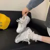 Venda Quente Sola Grossa Renda de Balé Cadarço Sapatos de Treino Alemães Feminino 2026 Novidades de Outono Sola Grossa Esportivo Casual Confortável Sapatos de Pai Feminino