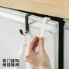 Ganchos para Puerta de Armario de Acero Inoxidable, Ganchos sin Taladro para Parte Trasera de Puerta de Cocina, Ganchos para Ropa de Dormitorio, Ganchos en Forma de Z para Puerta de Gabinete