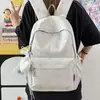 Mochila escolar transfronteriza 2026 nuevo modelo estilo girly para chicas de secundaria, alto valor estético, diseño simple, mochila estudiantil de gran capacidad