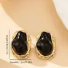 Pendientes Asimétricos Baroque Abiertos Transfronterizos Europeos y Americanos, Pendientes Geométricos Elegantes Estilo Ins