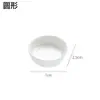 Mini Plato Cerámico Creativo Estilo Japonés para Salsa para Uso Doméstico, Adecuado para Salsa de Soja, Vinagre, Aderezo para Ensalada, Kétchup y Condimentos