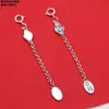 Plata de ley doble anillo media cadena cadena a juego retro do viejo escarchado calabaza auspiciosa Xiangyun borla DIY materiales hechos a mano
