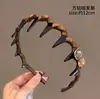 Diadema Ondulada de Caña Alta para Mujer 2026 Modelo Nuevo Pinza para el Cabello Dientes Antideslizantes para Uso Diario Diadema Cinta para el Cabello Accesorio para el Cabello