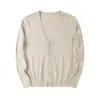 Cárdigan de punto liso para hombre Mimaike, suéter básico de punto para primavera y otoño, suéter de punto liso con cuello en V para hombre