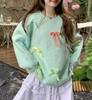 Suéter de Punto Blanco Estilo Perezoso Dulce Lazo para Mujer Otoño e Invierno 2025 Nuevo Estilo Tejido de Punto Estilo Preppy Ropa Exterior