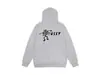 Comercio Exterior Dropshipping Marca Europea y Americana Nueva Tendencia Estampado de Letras Sudadera Unisex con Capucha Abierta