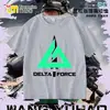 Delta Juego Acción Weilong Periférico Ropa Camiseta de Manga Corta para Niños Verano Unisex Camiseta Básica para Estudiante Top 9