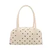 Bolsa de ombro personalizada, moderna e casual, com bolinhas, novo estilo, bolsa feminina de alta qualidade, coleção de verão 2026, bolsa de axila feminina estilosa