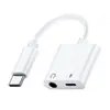 Adecuado para Teléfono Móvil Android Cabezal de Carga Auriculares Convertidor Dos en Uno Tipoc Adaptador de Llamada Cable Adaptador de Audio 3.5