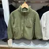Ropa infantil grande para otoño e invierno, chaqueta con cremallera de forro polar para niños y niñas con cuello alto, abrigo cálido para niños 486660